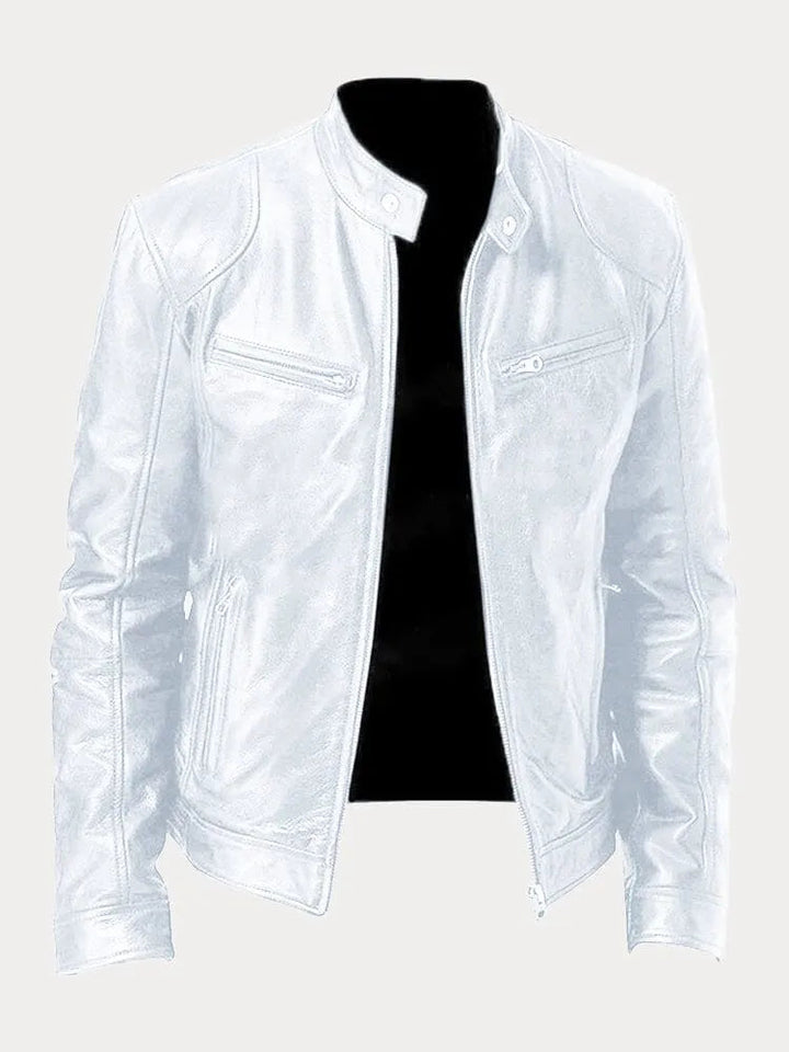 CORVANI | VESTE EN CUIR LÉANDRE HOMME