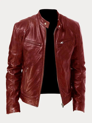 CORVANI | VESTE EN CUIR LÉANDRE HOMME