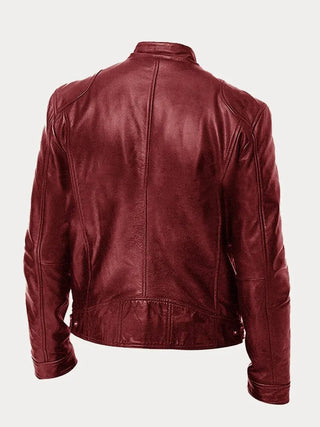 CORVANI | VESTE EN CUIR LÉANDRE HOMME
