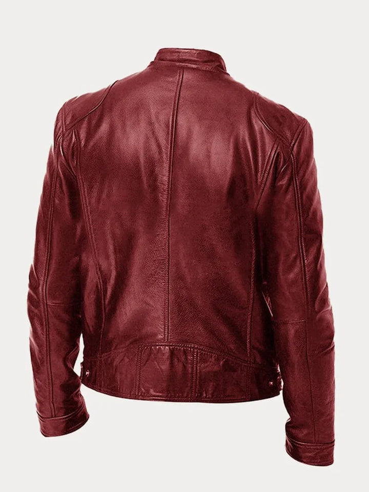 CORVANI | VESTE EN CUIR LÉANDRE HOMME