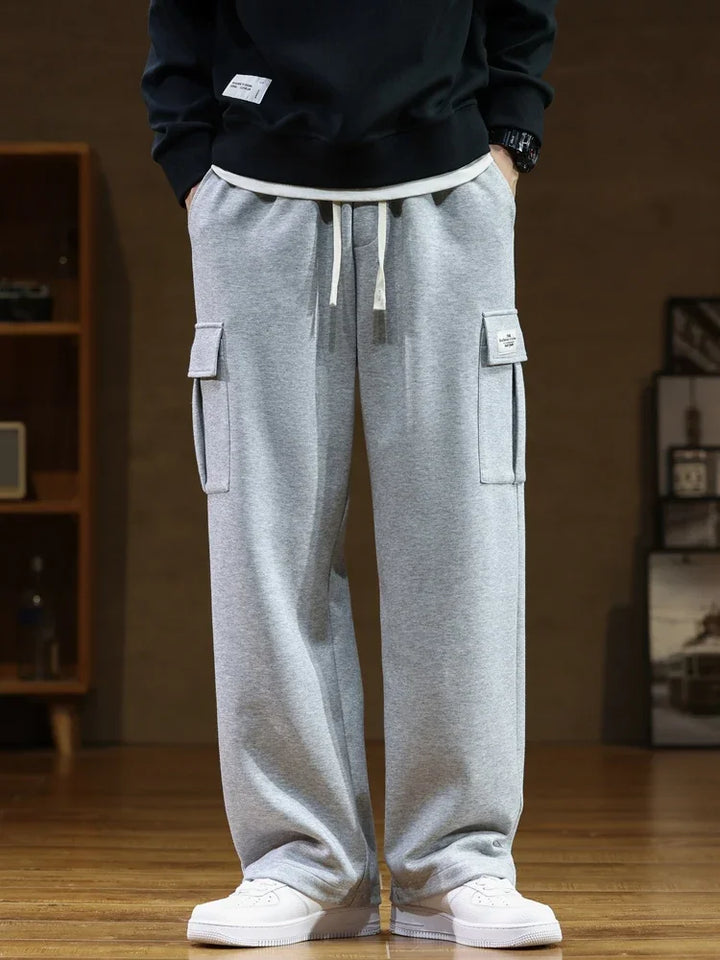 CORVANI | PANTALON CARGO EN POLAIRE ARSÈNE HOMME
