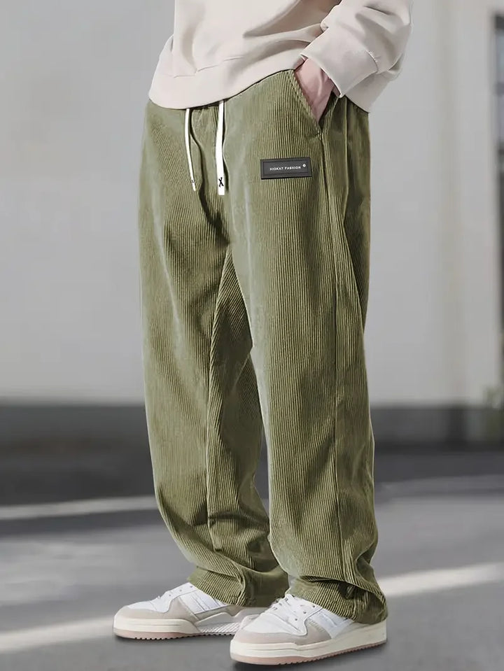 CORVANI | PANTALON ÉLÉGANT EN VELOURS CÔTELÉ ALOÏS HOMME