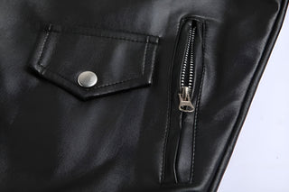 CORVANI | VESTE EN CUIR VALÉRIEN HOMME