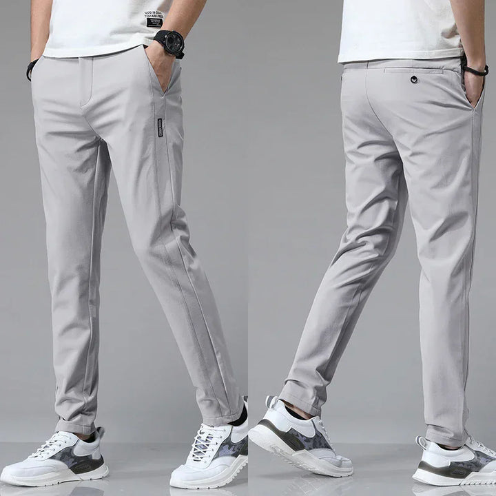 CORVANI | PANTALON SLIM ULTRA LÉGER LOUP HOMME