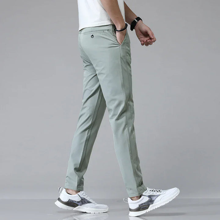 CORVANI | PANTALON SLIM ULTRA LÉGER LOUP HOMME