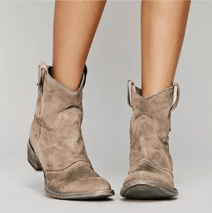 CORVANI | BOTTINES WESTERN EN SUÉDINE LISON FEMME