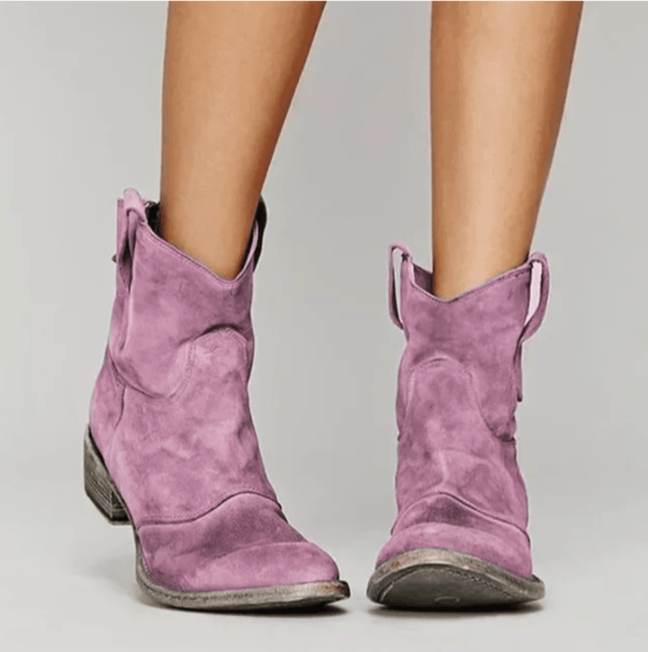 CORVANI | BOTTINES WESTERN EN SUÉDINE LISON FEMME