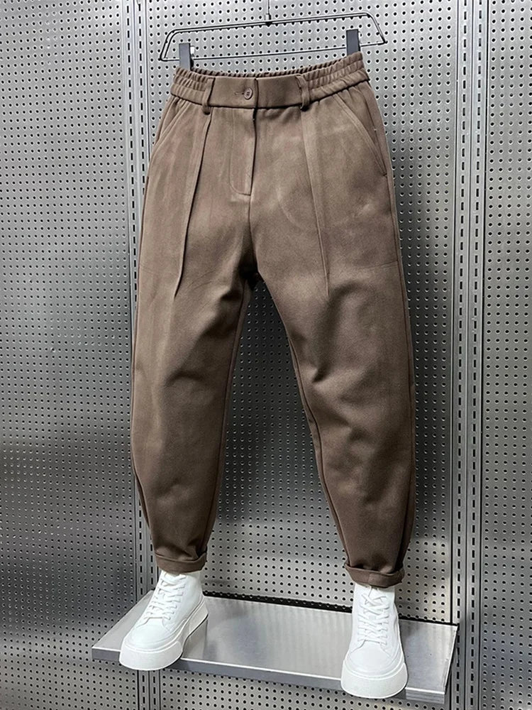 CORVANI | PANTALON TEXTURÉ FUSELÉ LÉONCE HOMME