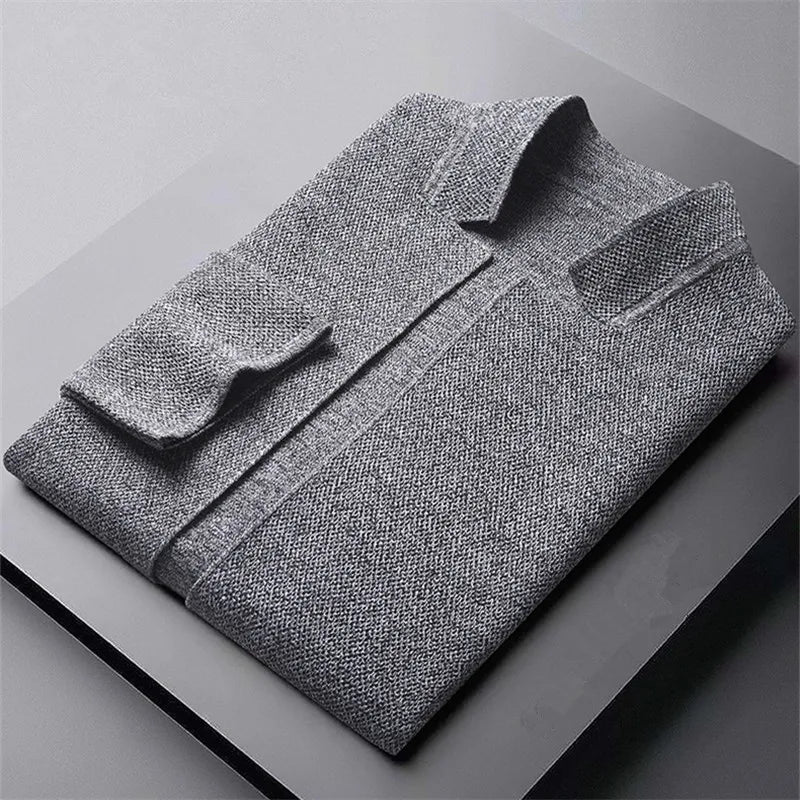 CORVANI | CARDIGAN EN LAINE TRICOTÉE RENÉ HOMME