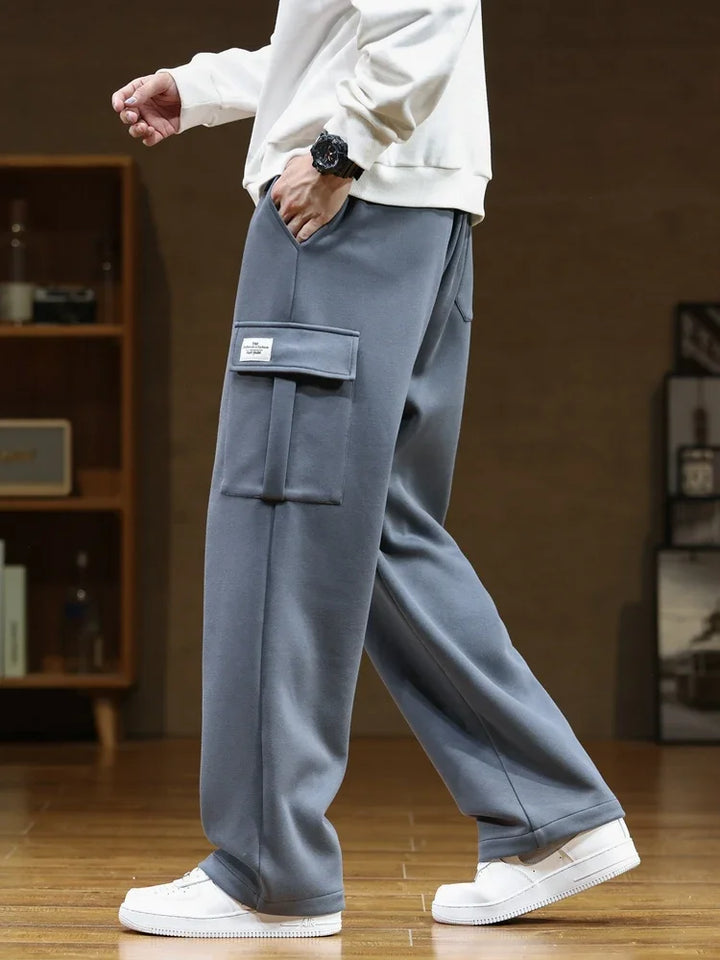 CORVANI | PANTALON CARGO EN POLAIRE ARSÈNE HOMME