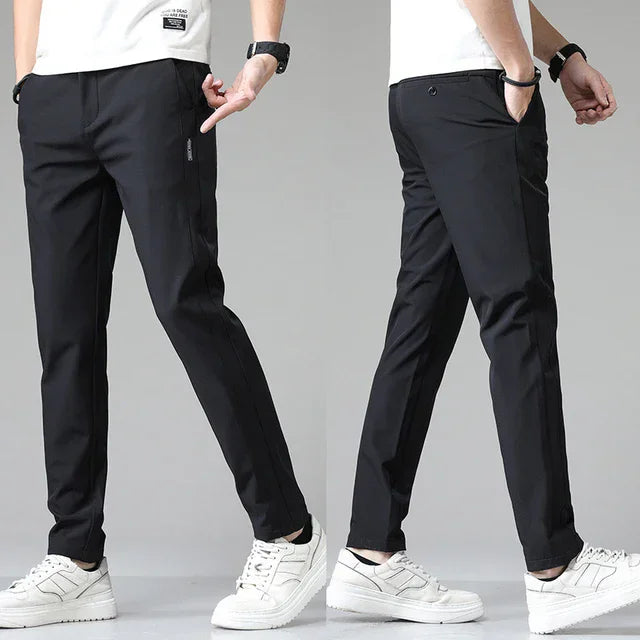 CORVANI | PANTALON SLIM ULTRA LÉGER LOUP HOMME