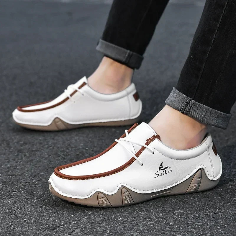 CORVANI | CHAUSSURES ORTHOPÉDIQUES EN CUIR À AJUSTEMENT PRÉCIS TANCRÈDE HOMME