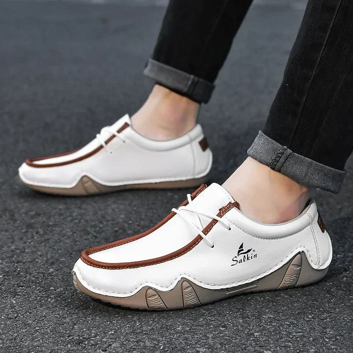 CORVANI | CHAUSSURES ORTHOPÉDIQUES EN CUIR À AJUSTEMENT PRÉCIS TANCRÈDE HOMME