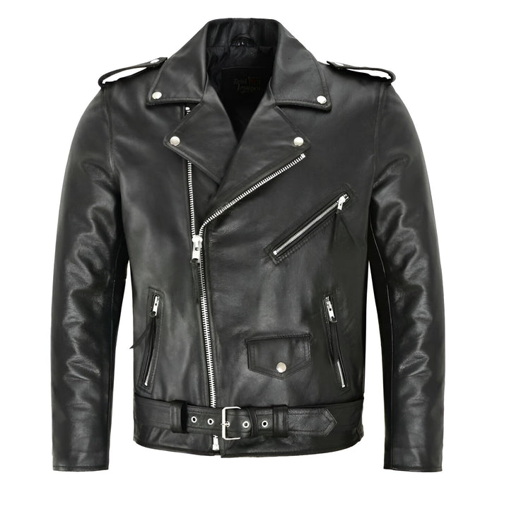 CORVANI | VESTE EN CUIR VALÉRIEN HOMME