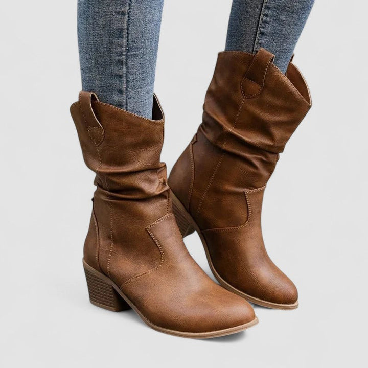 CORVANI | BOTTES ORTHOPÉDIQUES EN CUIR MARIANNE FEMME