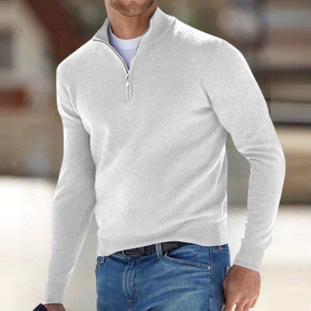 CORVANI | PULL ZIPPÉ GUILLAUME HOMME