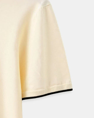 CORVANI | POLO PIQUÉ BASILE À DÉTAILS CONTRASTÉS HOMME