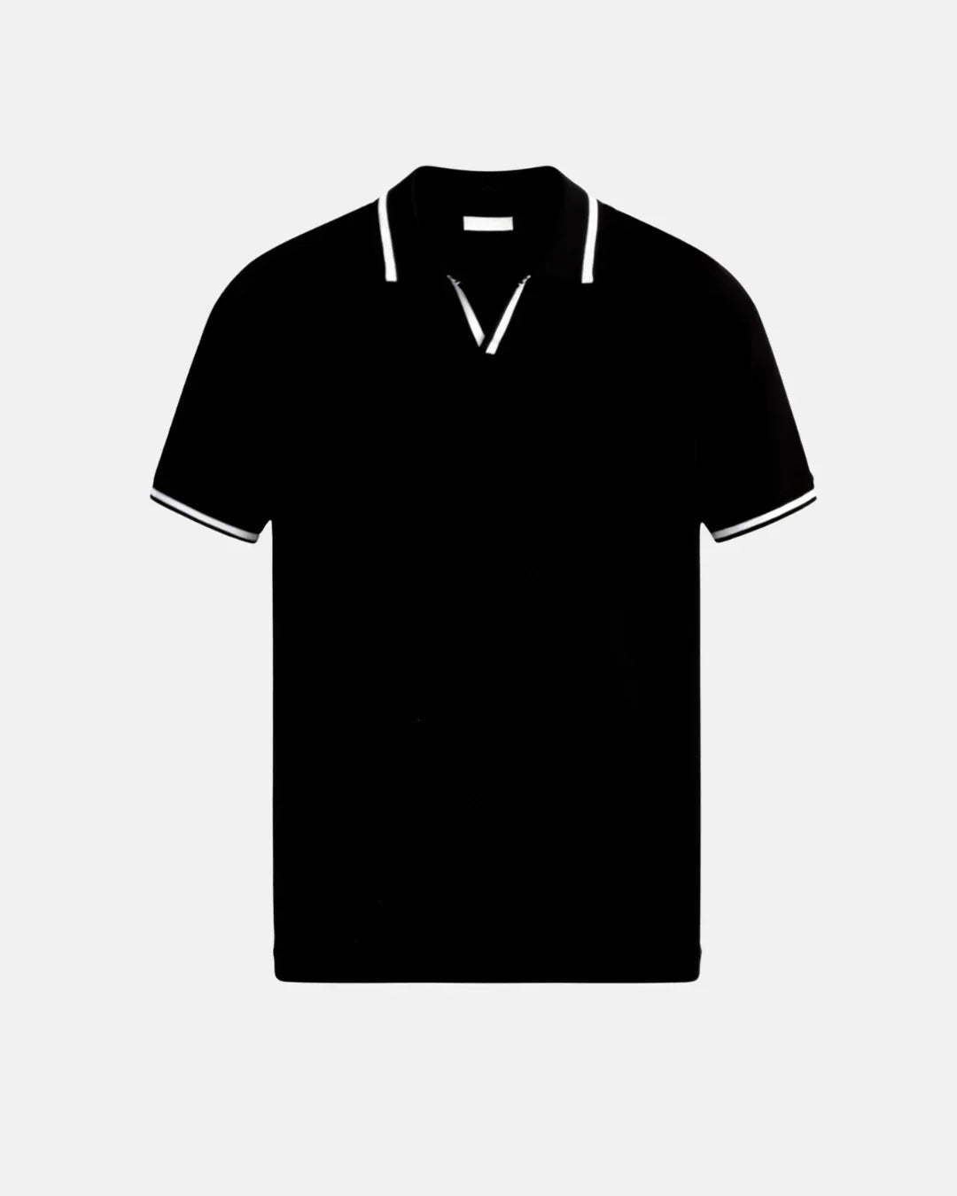 CORVANI | POLO PIQUÉ BASILE À DÉTAILS CONTRASTÉS HOMME