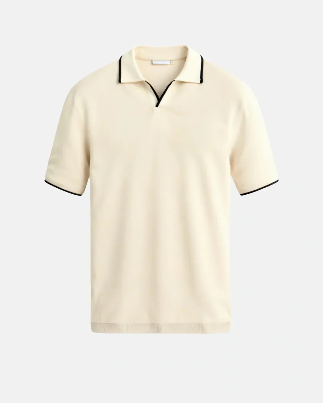 CORVANI | POLO PIQUÉ BASILE À DÉTAILS CONTRASTÉS HOMME