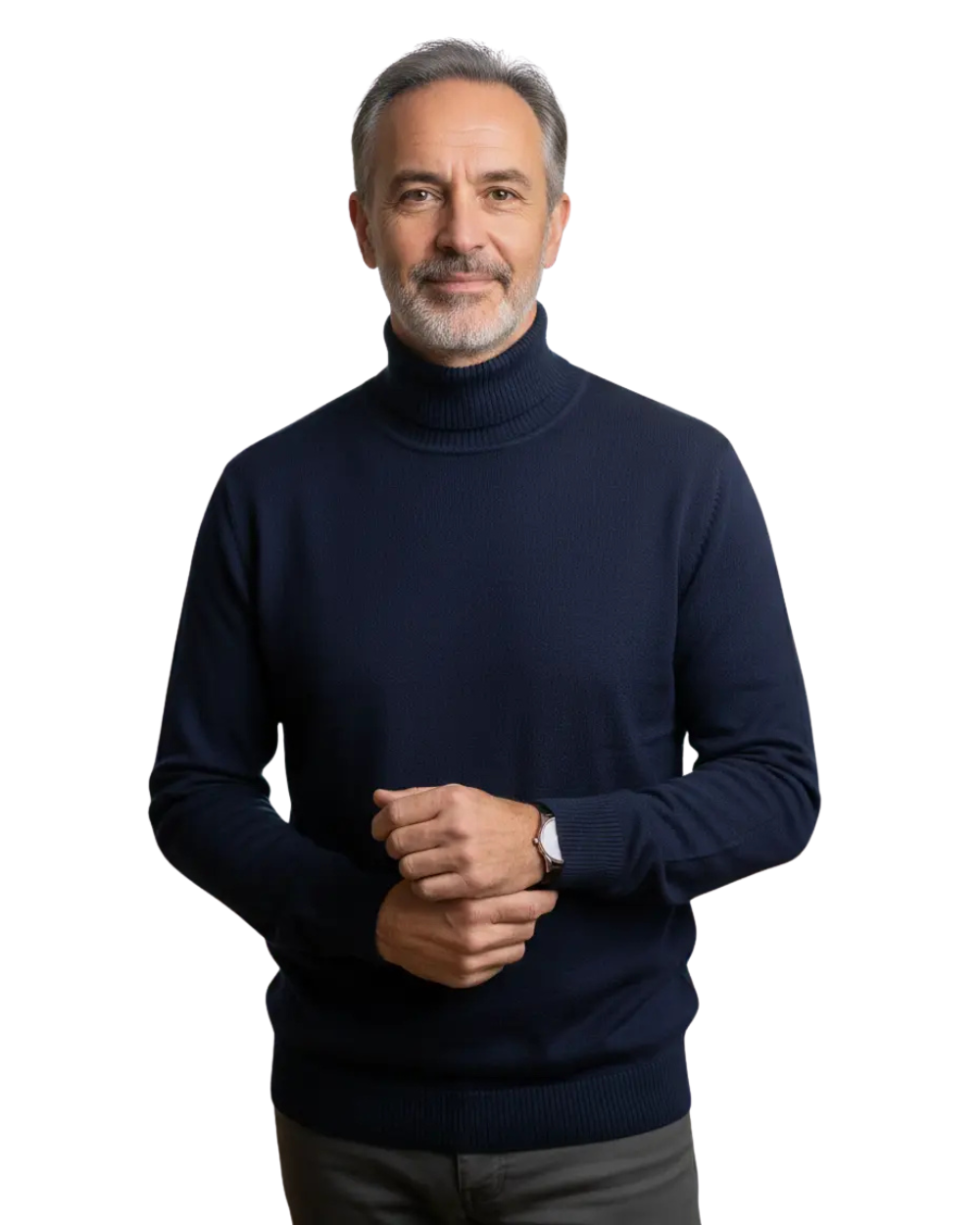 CORVANI | PULL EN MAILLE À COL ROULÉ FABIEN HOMME