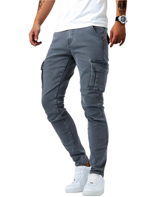CORVANI | PANTALON CARGO STRETCH CÉLIAN HOMME