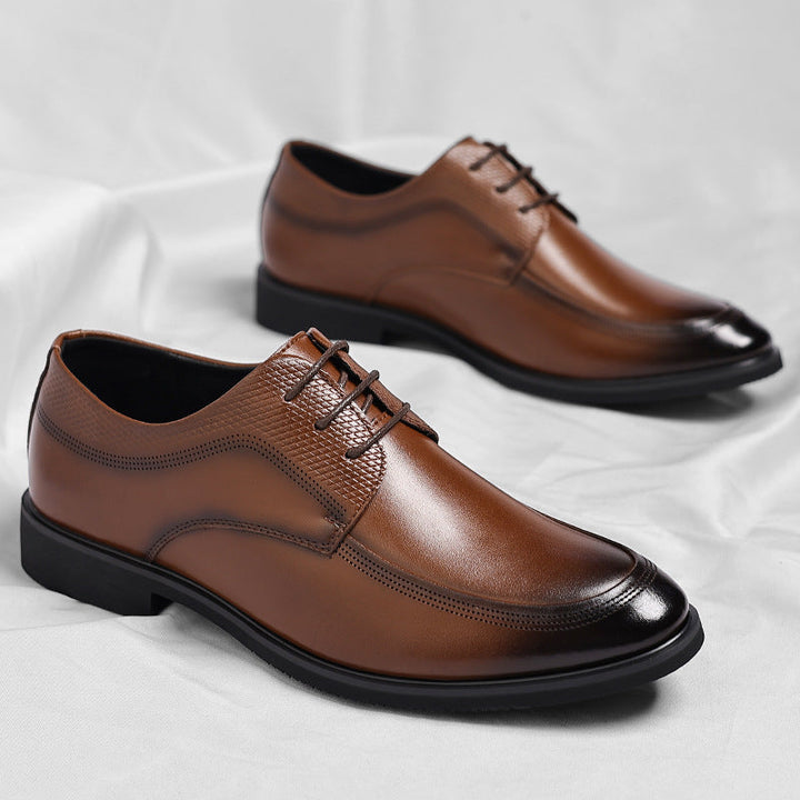 CORVANI | OXFORD EN CUIR POLI BALTHAZAR HOMME