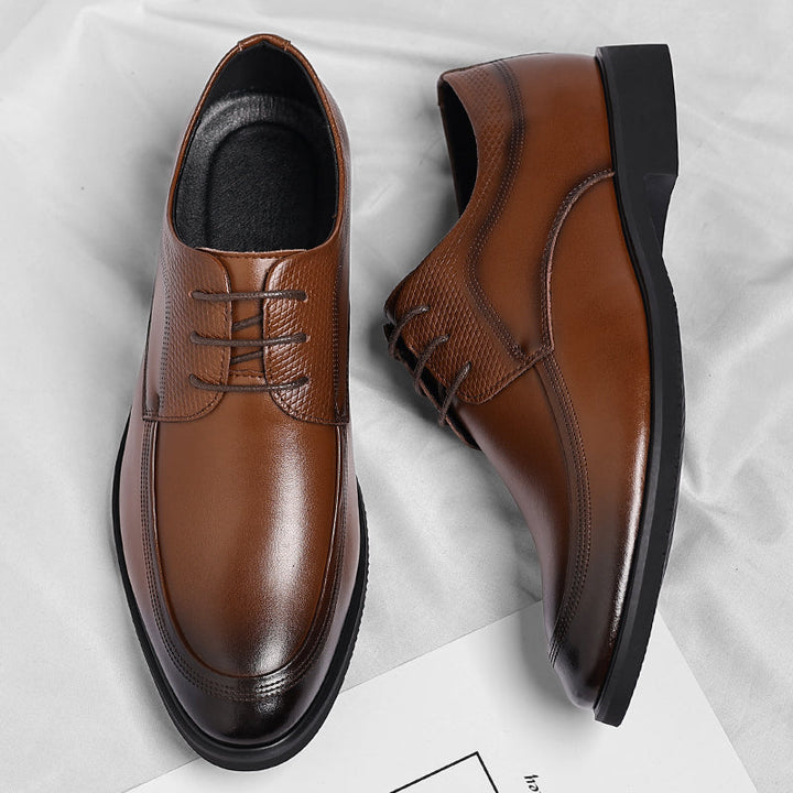 CORVANI | OXFORD EN CUIR POLI BALTHAZAR HOMME