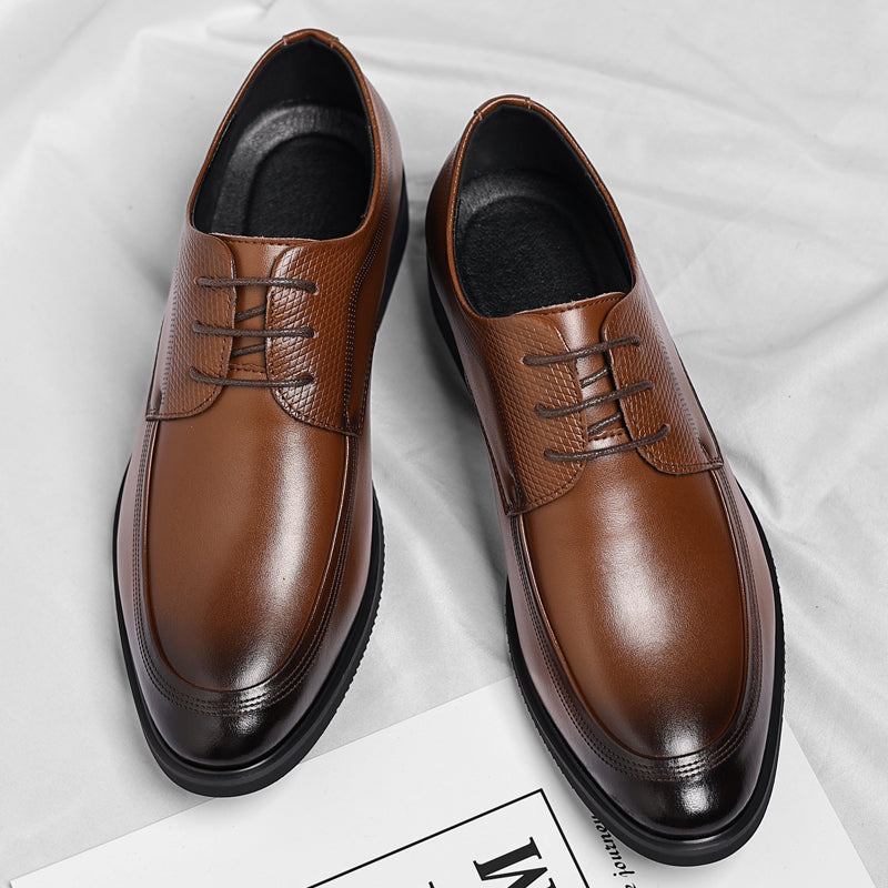 CORVANI | OXFORD EN CUIR POLI BALTHAZAR HOMME