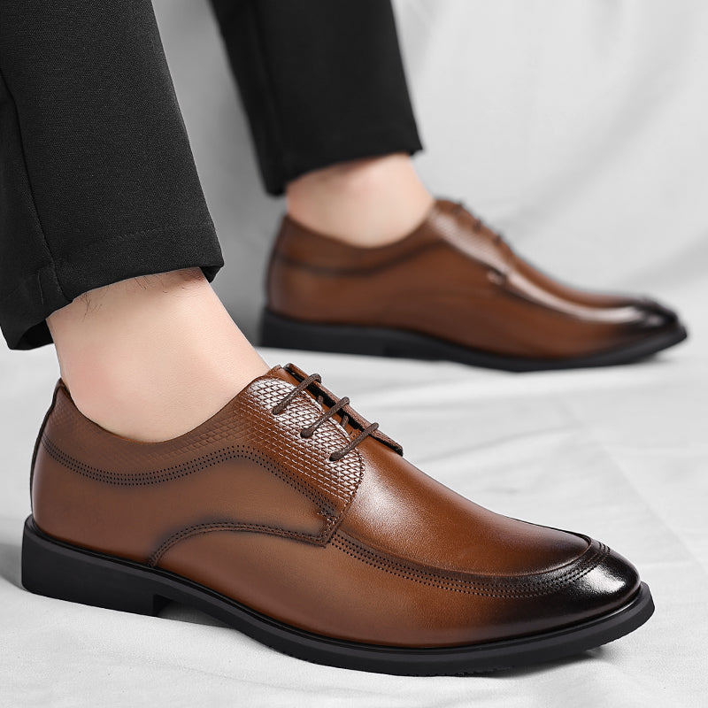 CORVANI | OXFORD EN CUIR POLI BALTHAZAR HOMME