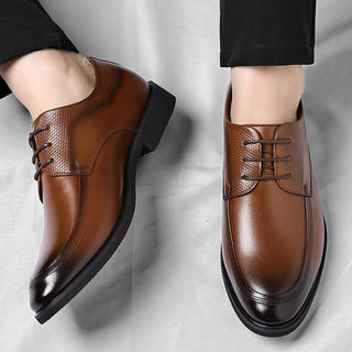 CORVANI | OXFORD EN CUIR POLI BALTHAZAR HOMME