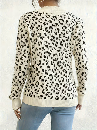 CORVANI | PULL LÉOPARD ZÉLIE FEMME