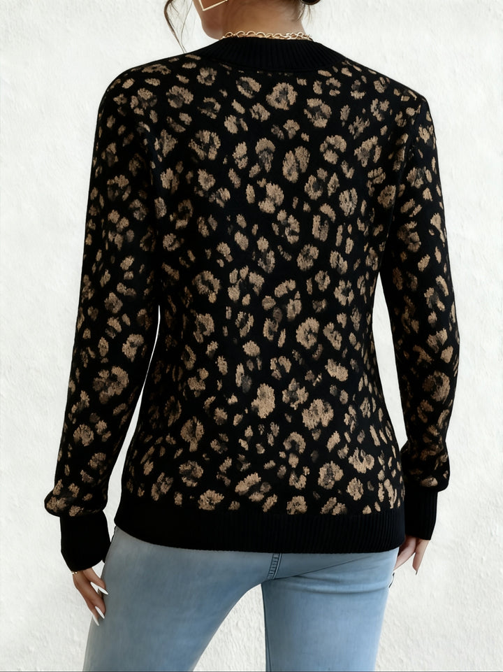 CORVANI | PULL LÉOPARD ZÉLIE FEMME