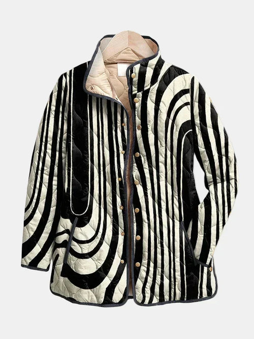 CORVANI | VESTE MATELASSÉE À MOTIF ONDULÉ ESMÉRALDA FEMME