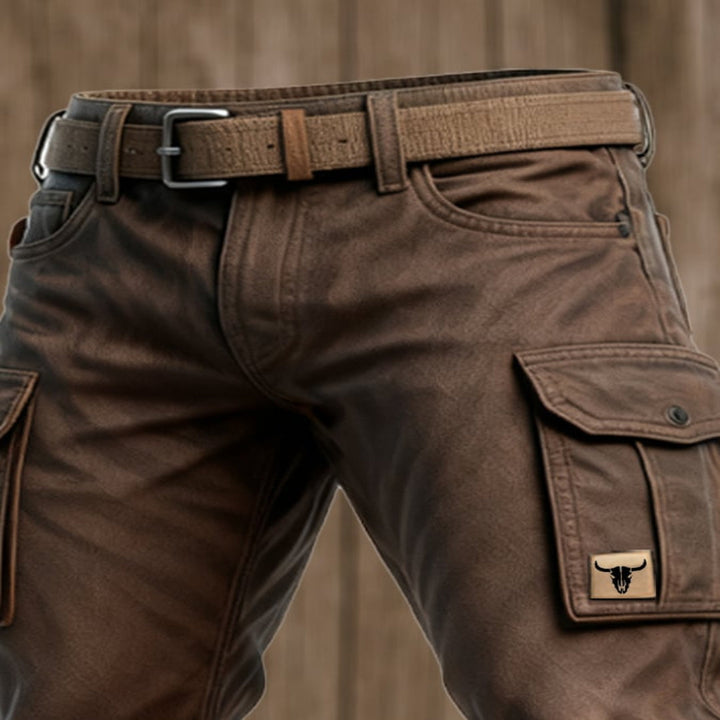 CORVANI | PANTALON CARGO DOUBLÉ ODON HOMME