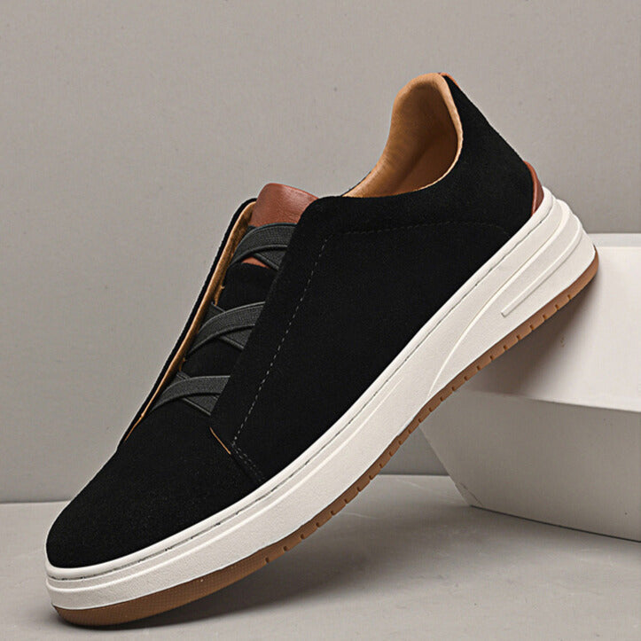 CORVANI | CHAUSSURES SLIP-ON EN DAIM ANSELME HOMME