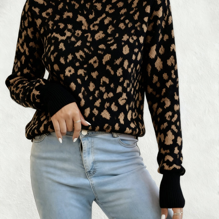 CORVANI | PULL LÉOPARD ZÉLIE FEMME
