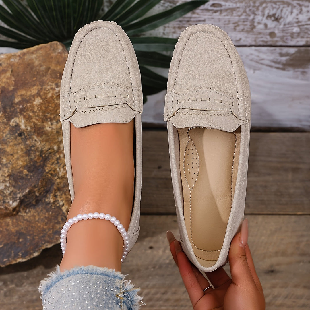 CORVANI | MOCASSINS FESTONNÉS EFFET DAIM PERRINE FEMME