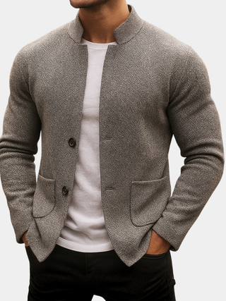 CORVANI | CARDIGAN EN LAINE TRICOTÉE RENÉ HOMME