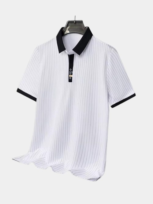 CORVANI | POLO À RAYURES NICOLAS HOMME