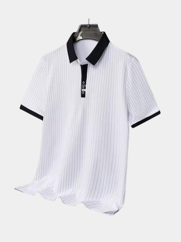CORVANI | POLO À RAYURES NICOLAS HOMME
