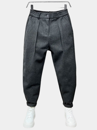 CORVANI | PANTALON TEXTURÉ FUSELÉ LÉONCE HOMME