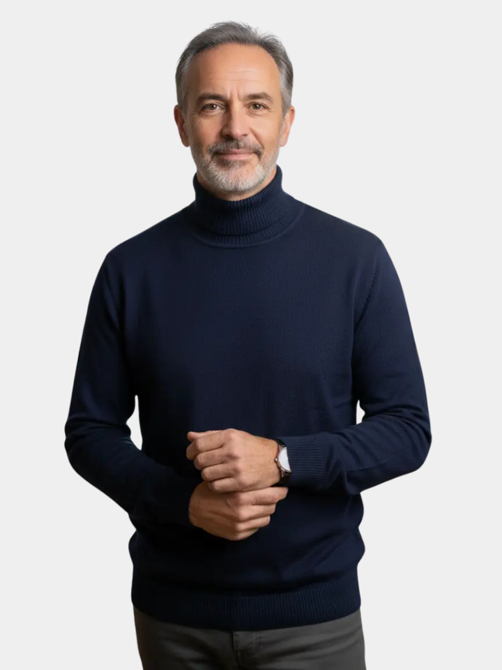 CORVANI | PULL EN MAILLE À COL ROULÉ FABIEN HOMME