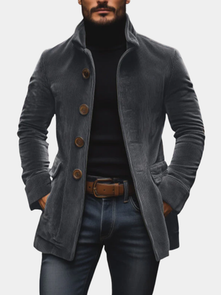 CORVANI | VESTE EN COTON CÔTELÉ NOÉ HOMME