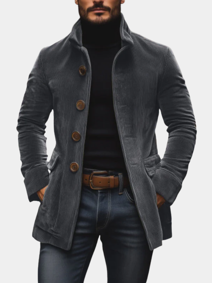 CORVANI | VESTE EN COTON CÔTELÉ NOÉ HOMME