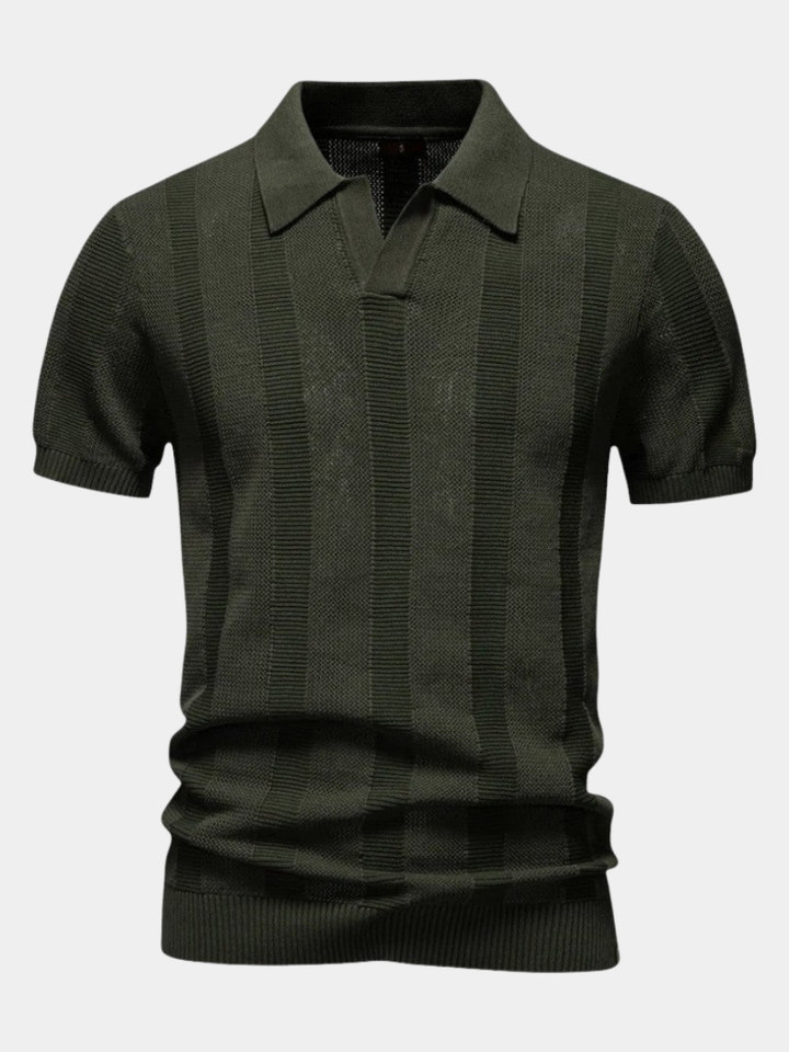 CORVANI | POLO EN MAILLE PREMIUM VICTOR HOMME