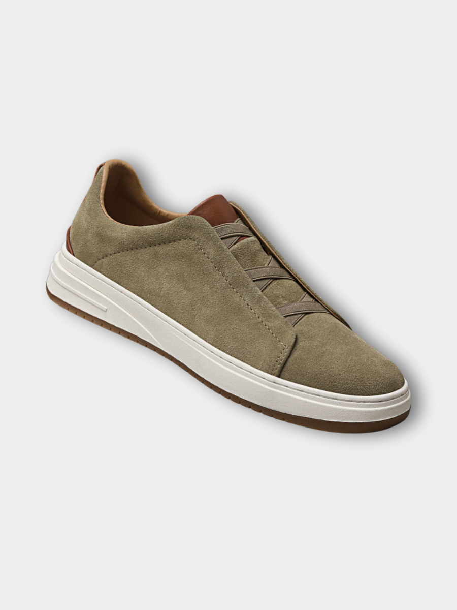 CORVANI | CHAUSSURES SLIP-ON EN DAIM ANSELME HOMME