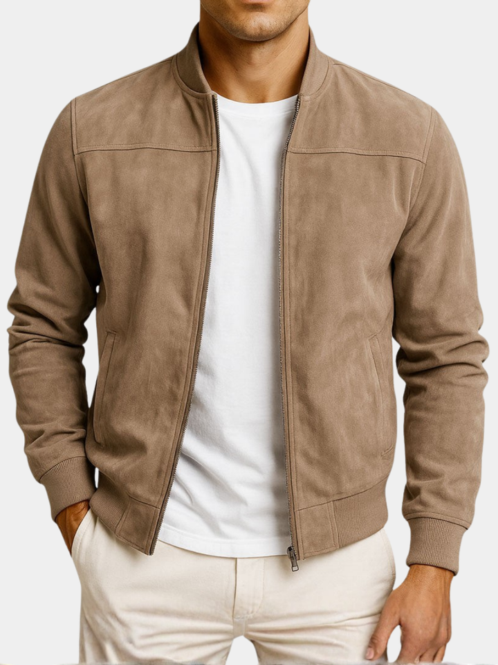 CORVANI | BOMBER EFFET DAIM ROMAIN HOMME