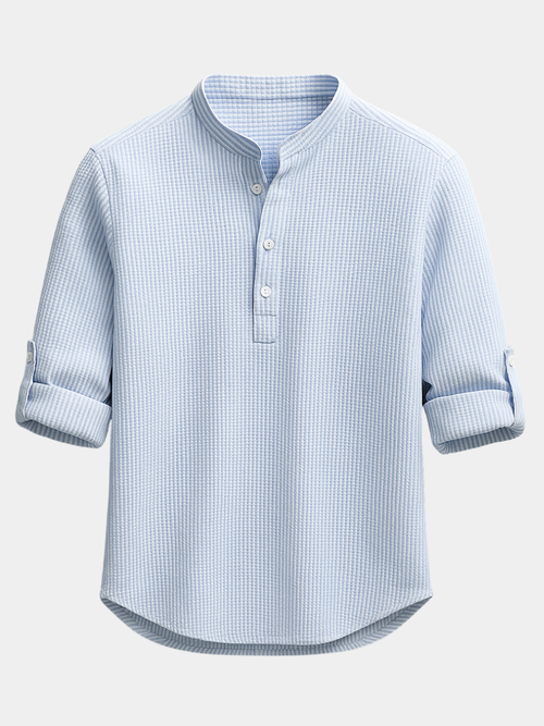 CORVANI | CHEMISE EN COTON & LIN ROMÉO HOMME