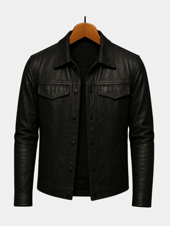 CORVANI | VESTE RIDER EN CUIR RAPHAËL HOMME