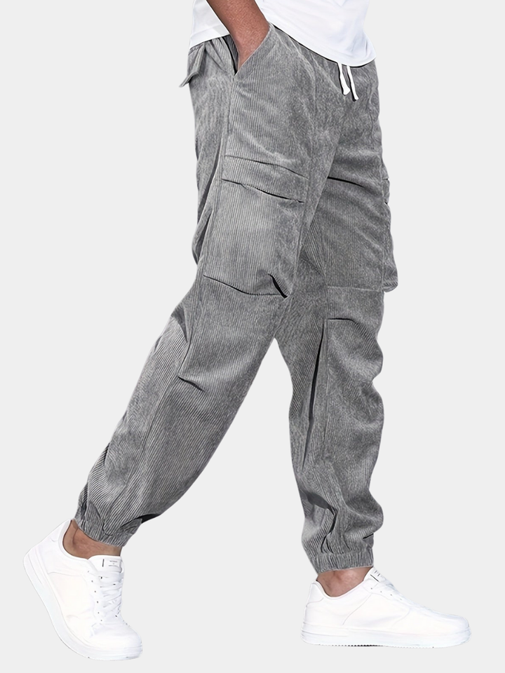 CORVANI | PANTALON CARGO EN VELOURS CÔTELÉ MÉDARD HOMME